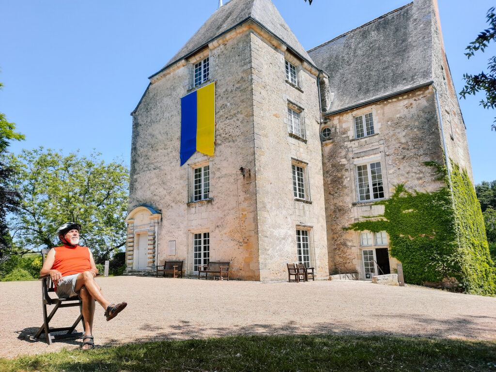 Mittelalterliches Schloss in der Loiretal, Frankreich